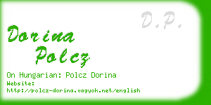 dorina polcz business card